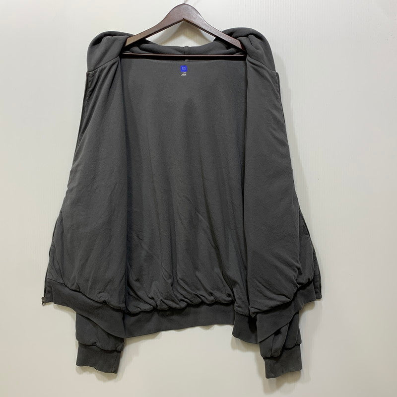 【中古品】【メンズ】 YEEZY GAP イージーギャップ 537322-00-1 DOUBLE FACE ZIP UP SWEAT HOODIE ダブル フェイス ジップアップ スウェット フーディー パーカー トップス 142-260921-kh-04-izu サイズ：XXL カラー：グレー 万代Net店
