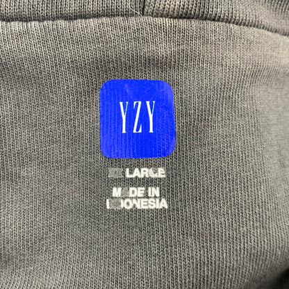 【中古品】【メンズ】 YEEZY GAP イージーギャップ 537322-00-1 DOUBLE FACE ZIP UP SWEAT HOODIE ダブル フェイス ジップアップ スウェット フーディー パーカー トップス 142-260921-kh-04-izu サイズ：XXL カラー：グレー 万代Net店