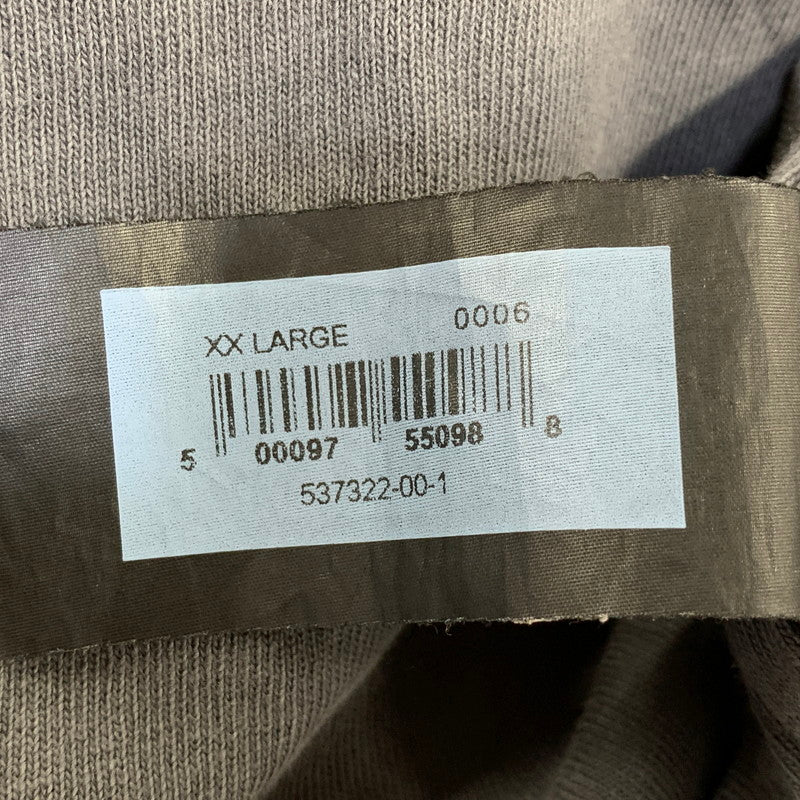 【中古品】【メンズ】 YEEZY GAP イージーギャップ 537322-00-1 DOUBLE FACE ZIP UP SWEAT HOODIE ダブル フェイス ジップアップ スウェット フーディー パーカー トップス 142-260921-kh-04-izu サイズ：XXL カラー：グレー 万代Net店