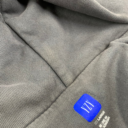 【中古品】【メンズ】 YEEZY GAP イージーギャップ 537322-00-1 DOUBLE FACE ZIP UP SWEAT HOODIE ダブル フェイス ジップアップ スウェット フーディー パーカー トップス 142-260921-kh-04-izu サイズ：XXL カラー：グレー 万代Net店