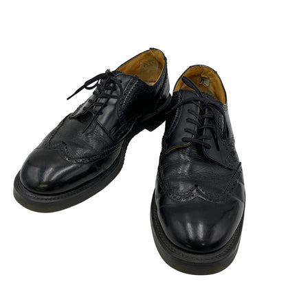 【現状渡し品】【メンズ】 Yohji Yamamoto ヨウジヤマモト × GEORGE COX ジョージコックス WING TIP SHOES ウィングチップシューズ 靴 164-260913-as-17-izu サイズ：12/14 カラー：ブラック 万代Net店