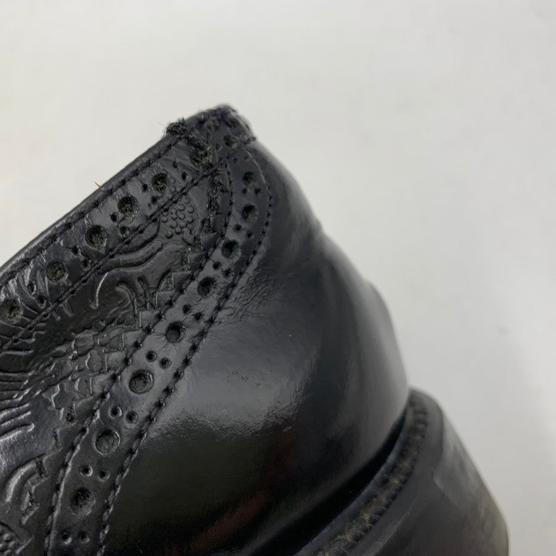 【現状渡し品】【メンズ】 Yohji Yamamoto ヨウジヤマモト × GEORGE COX ジョージコックス WING TIP SHOES ウィングチップシューズ 靴 164-260913-as-17-izu サイズ：12/14 カラー：ブラック 万代Net店