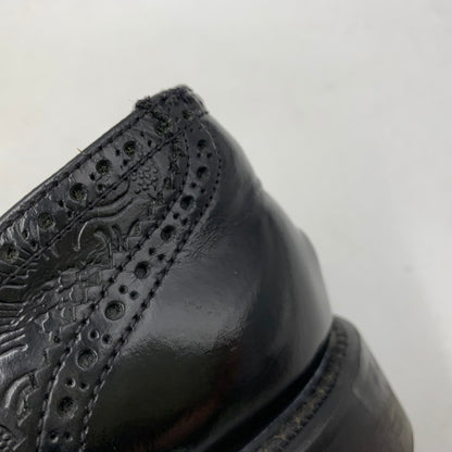 【現状渡し品】【メンズ】 Yohji Yamamoto ヨウジヤマモト × GEORGE COX ジョージコックス WING TIP SHOES ウィングチップシューズ 靴 164-260913-as-17-izu サイズ：12/14 カラー：ブラック 万代Net店