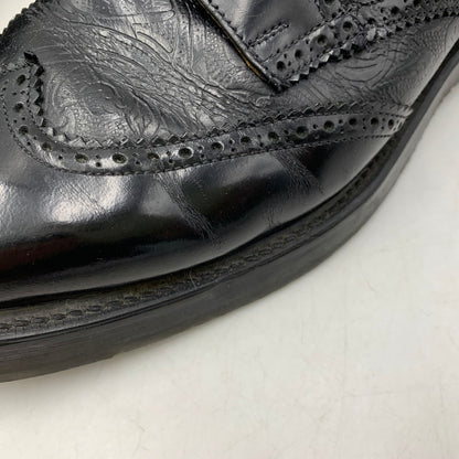 【現状渡し品】【メンズ】 Yohji Yamamoto ヨウジヤマモト × GEORGE COX ジョージコックス WING TIP SHOES ウィングチップシューズ 靴 164-260913-as-17-izu サイズ：12/14 カラー：ブラック 万代Net店