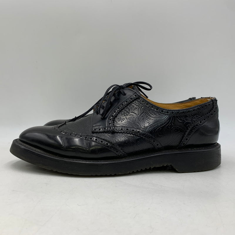 【現状渡し品】【メンズ】 Yohji Yamamoto ヨウジヤマモト × GEORGE COX ジョージコックス WING TIP SHOES ウィングチップシューズ 靴 164-260913-as-17-izu サイズ：12/14 カラー：ブラック 万代Net店
