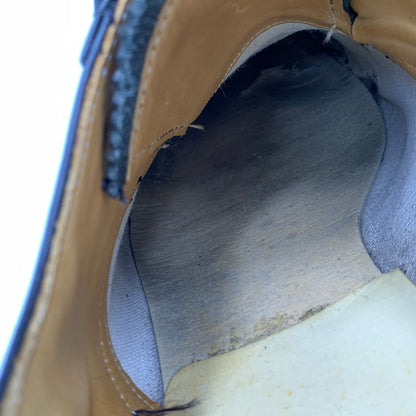 【現状渡し品】【メンズ】 Yohji Yamamoto ヨウジヤマモト × GEORGE COX ジョージコックス WING TIP SHOES ウィングチップシューズ 靴 164-260913-as-17-izu サイズ：12/14 カラー：ブラック 万代Net店