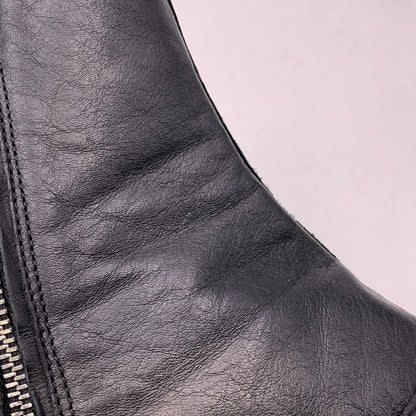 【中古品】【メンズ】 Our Legacy アワーレガシー DAIMONO ZIP LEATHER BOOTS ジップ レザー ブーツ 靴 164-260913-as-15-izu サイズ：44 カラー：ブラック 万代Net店