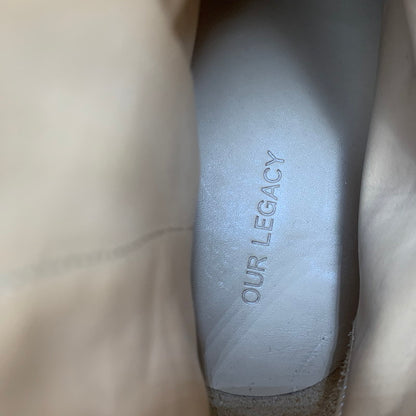 【中古品】【メンズ】 Our Legacy アワーレガシー DAIMONO ZIP LEATHER BOOTS ジップ レザー ブーツ 靴 164-260913-as-15-izu サイズ：44 カラー：ブラック 万代Net店