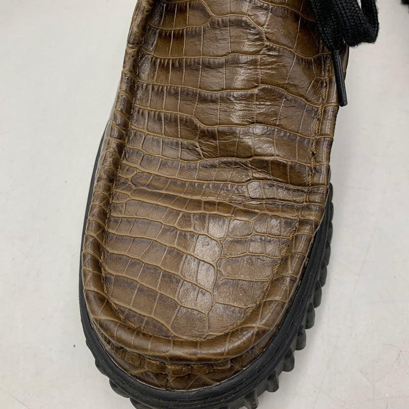【中古品】【メンズ】 Clarks クラークス × MARTINE ROSE マーティンローズ CUR TORHILL HI 61803311 トーヒル ハイ シューズ 靴 164-260913-as-16-izu サイズ：US10.5 カラー：ブラウン 万代Net店