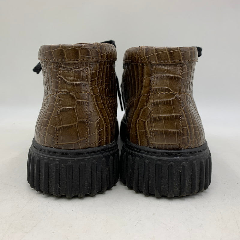 【中古品】【メンズ】 Clarks クラークス × MARTINE ROSE マーティンローズ CUR TORHILL HI 61803311 トーヒル ハイ シューズ 靴 164-260913-as-16-izu サイズ：US10.5 カラー：ブラウン 万代Net店
