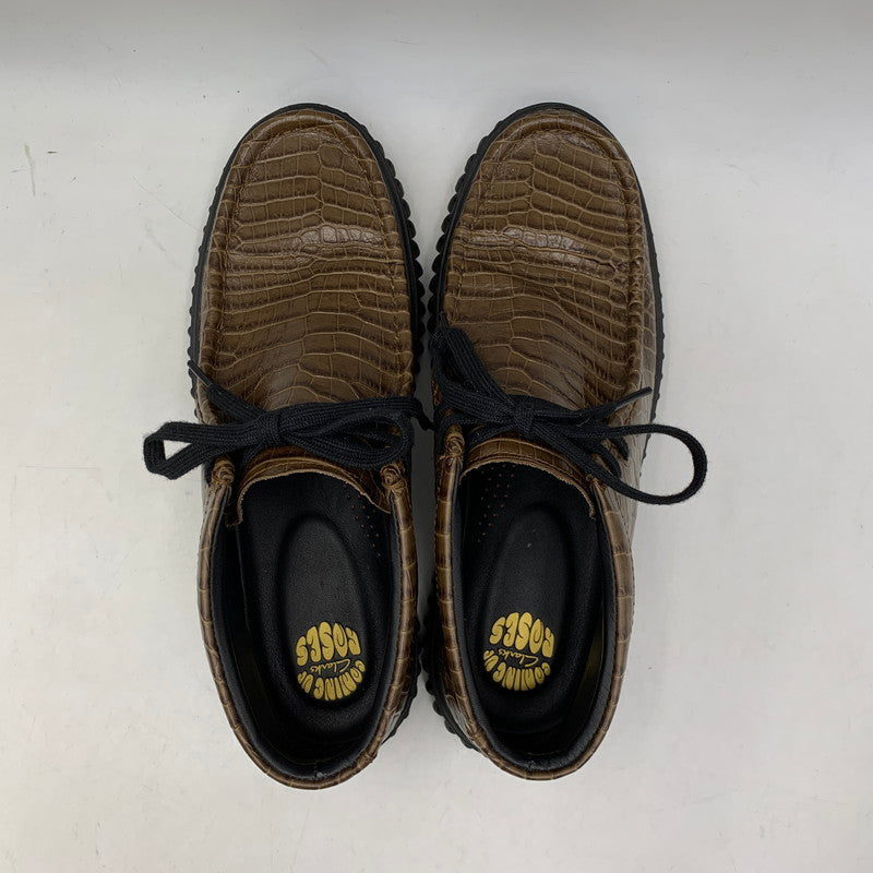 【中古品】【メンズ】 Clarks クラークス × MARTINE ROSE マーティンローズ CUR TORHILL HI 61803311 トーヒル ハイ シューズ 靴 164-260913-as-16-izu サイズ：US10.5 カラー：ブラウン 万代Net店