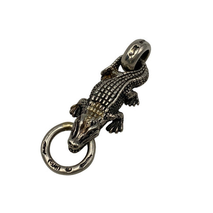 【中古品】【メンズ/レディース】 BILL WALL LEATHER ビルウォールレザー BABY ALLIGATOR PENDANT ペンダントトップ アクセサリー 192-260919-as-27-izu カラー：シルバー 万代Net店