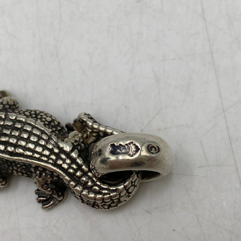 【中古品】【メンズ/レディース】 BILL WALL LEATHER ビルウォールレザー BABY ALLIGATOR PENDANT ペンダントトップ アクセサリー 192-260919-as-27-izu カラー：シルバー 万代Net店