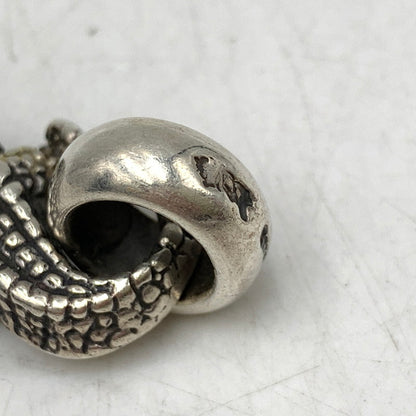 【中古品】【メンズ/レディース】 BILL WALL LEATHER ビルウォールレザー BABY ALLIGATOR PENDANT ペンダントトップ アクセサリー 192-260919-as-27-izu カラー：シルバー 万代Net店