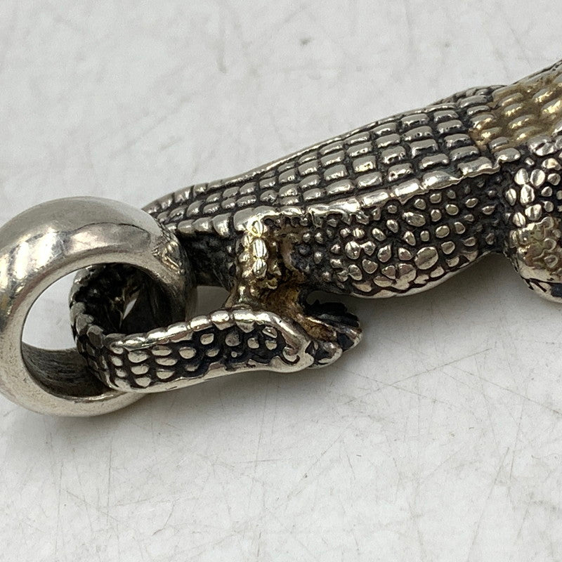 【中古品】【メンズ/レディース】 BILL WALL LEATHER ビルウォールレザー BABY ALLIGATOR PENDANT ペンダントトップ アクセサリー 192-260919-as-27-izu カラー：シルバー 万代Net店