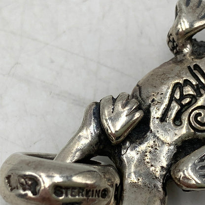 【中古品】【メンズ/レディース】 BILL WALL LEATHER ビルウォールレザー BABY ALLIGATOR PENDANT ペンダントトップ アクセサリー 192-260919-as-27-izu カラー：シルバー 万代Net店