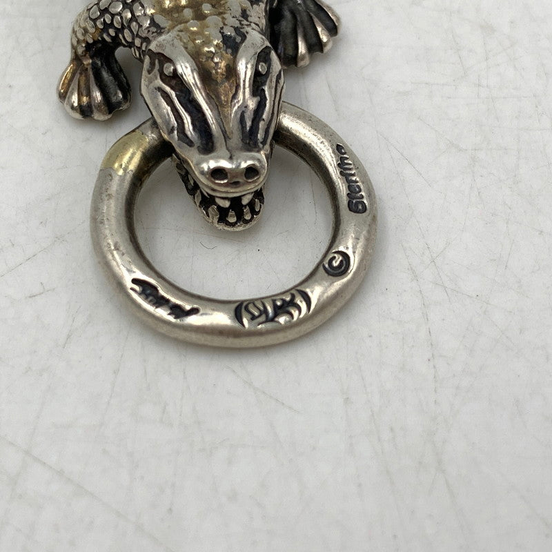 【中古品】【メンズ/レディース】 BILL WALL LEATHER ビルウォールレザー BABY ALLIGATOR PENDANT ペンダントトップ アクセサリー 192-260919-as-27-izu カラー：シルバー 万代Net店