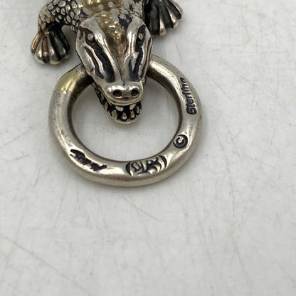 【中古品】【メンズ/レディース】 BILL WALL LEATHER ビルウォールレザー BABY ALLIGATOR PENDANT ペンダントトップ アクセサリー 192-260919-as-27-izu カラー：シルバー 万代Net店