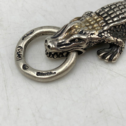 【中古品】【メンズ/レディース】 BILL WALL LEATHER ビルウォールレザー BABY ALLIGATOR PENDANT ペンダントトップ アクセサリー 192-260919-as-27-izu カラー：シルバー 万代Net店