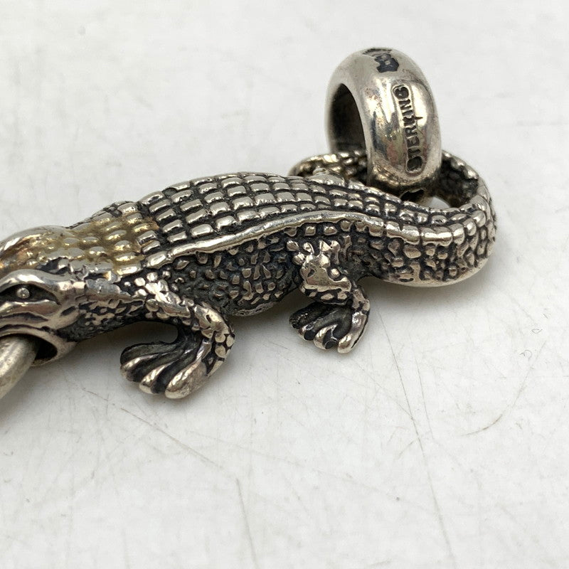 【中古品】【メンズ/レディース】 BILL WALL LEATHER ビルウォールレザー BABY ALLIGATOR PENDANT ペンダントトップ アクセサリー 192-260919-as-27-izu カラー：シルバー 万代Net店