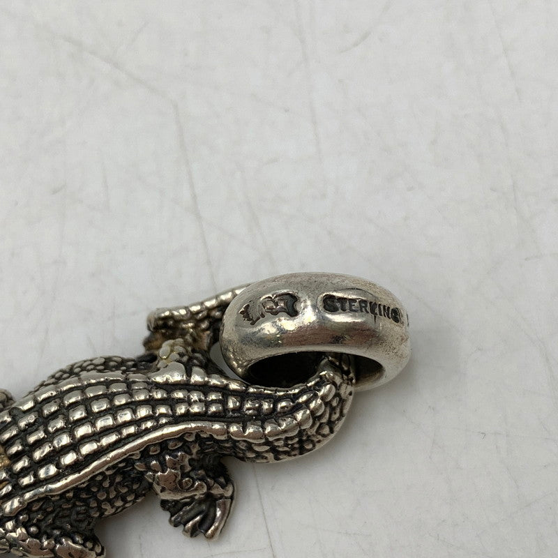 【中古品】【メンズ/レディース】 BILL WALL LEATHER ビルウォールレザー BABY ALLIGATOR PENDANT ペンダントトップ アクセサリー 192-260919-as-27-izu カラー：シルバー 万代Net店