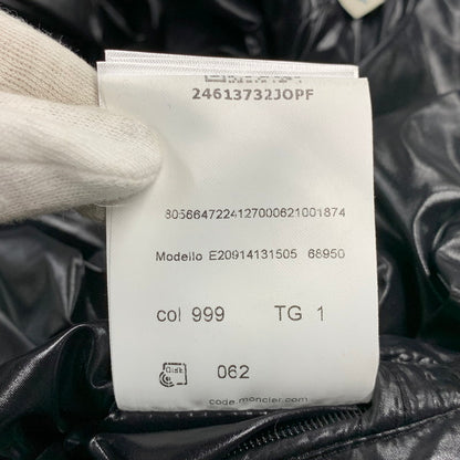 【中古品】【メンズ】 MONCLER モンクレール E20914131505 68950 DUBOIS GIUBBOTTO DOWN JACKET デュボア ダウン ジャケット アウター 141-260912-kh-06-izu サイズ：1 カラー：ブラック 万代Net店
