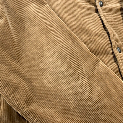 【中古品】【メンズ】 POLO RALPH LAUREN ポロ・ラルフローレン CORDUROY COACH JACKET コーデュロイ コーチ ジャケット アウター 147-260912-kh-07-izu サイズ：L カラー：ブラウン系 万代Net店