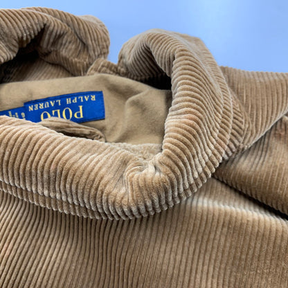 【中古品】【メンズ】 POLO RALPH LAUREN ポロ・ラルフローレン CORDUROY COACH JACKET コーデュロイ コーチ ジャケット アウター 147-260912-kh-07-izu サイズ：L カラー：ブラウン系 万代Net店
