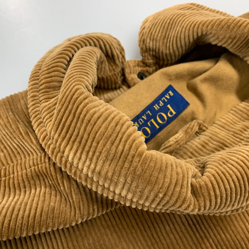 【中古品】【メンズ】 POLO RALPH LAUREN ポロ・ラルフローレン CORDUROY COACH JACKET コーデュロイ コーチ ジャケット アウター 147-260912-kh-07-izu サイズ：L カラー：ブラウン系 万代Net店