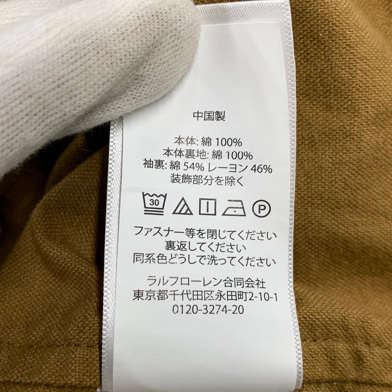 【中古品】【メンズ】 POLO RALPH LAUREN ポロ・ラルフローレン CORDUROY COACH JACKET コーデュロイ コーチ ジャケット アウター 147-260912-kh-07-izu サイズ：L カラー：ブラウン系 万代Net店