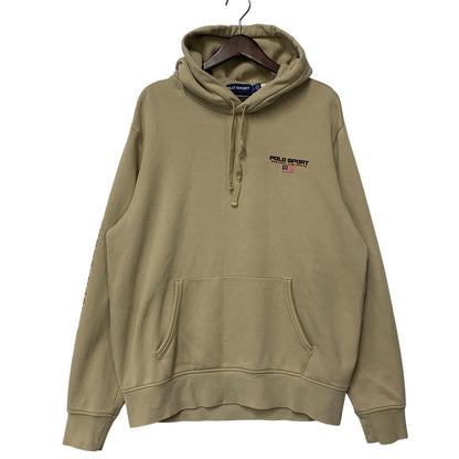 【中古品】【メンズ】 POLO SPORT RALPH LAUREN ポロスポーツラルフローレン HOODED SWEATSHIRT フーデッド スウェットシャツ パーカー トップス 147-260912-kh-11-izu サイズ：L カラー：ベージュ系 万代Net店