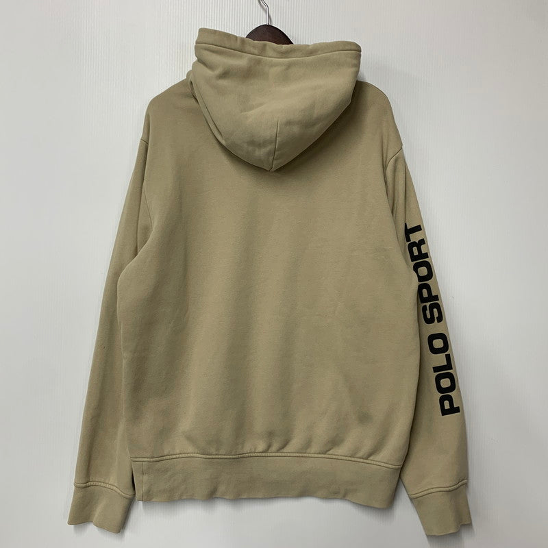 【中古品】【メンズ】 POLO SPORT RALPH LAUREN ポロスポーツラルフローレン HOODED SWEATSHIRT フーデッド スウェットシャツ パーカー トップス 147-260912-kh-11-izu サイズ：L カラー：ベージュ系 万代Net店