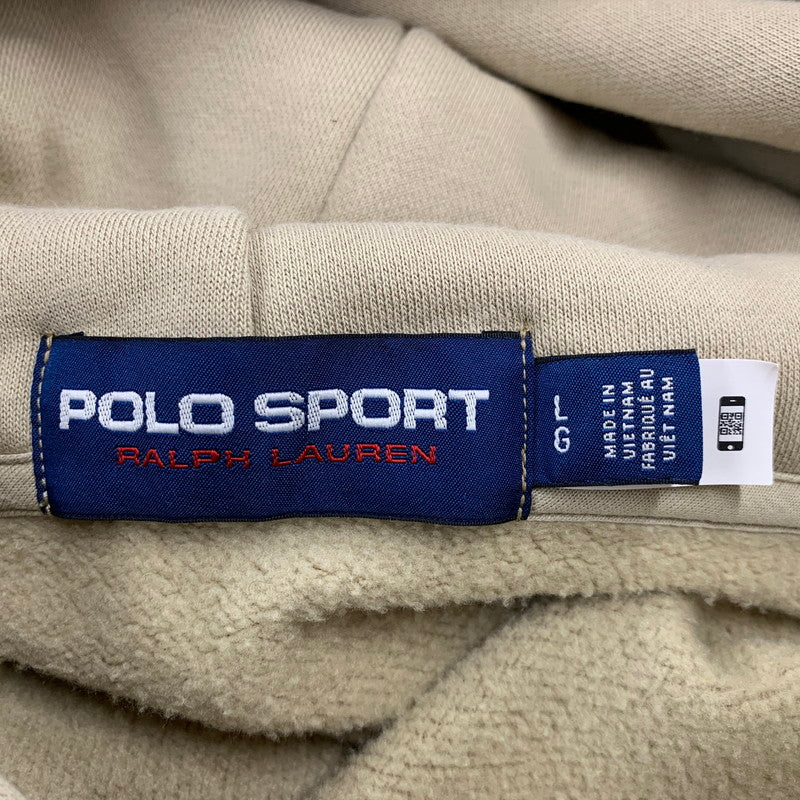 【中古品】【メンズ】 POLO SPORT RALPH LAUREN ポロスポーツラルフローレン HOODED SWEATSHIRT フーデッド スウェットシャツ パーカー トップス 147-260912-kh-11-izu サイズ：L カラー：ベージュ系 万代Net店