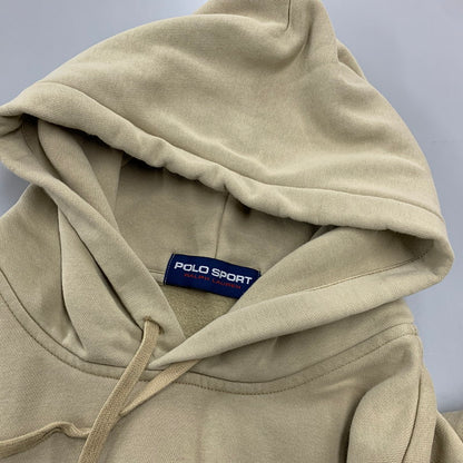【中古品】【メンズ】 POLO SPORT RALPH LAUREN ポロスポーツラルフローレン HOODED SWEATSHIRT フーデッド スウェットシャツ パーカー トップス 147-260912-kh-11-izu サイズ：L カラー：ベージュ系 万代Net店