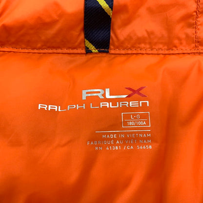 【中古品】【メンズ】 RLX RALPH LAUREN アールエルエックス ラルフローレン LIGHT DOWN VEST ライトダウンベスト 147-260921-as-29-izu サイズ：L カラー：グリーン 万代Net店