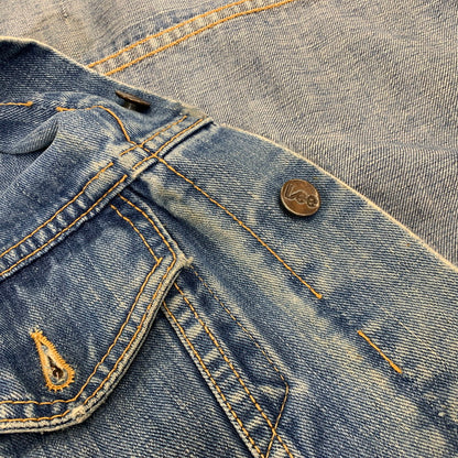 【現状渡し品】【メンズ】 Lee リー DENIM JACKET デニムジャケット 146-260921-as-34-izu カラー：インディゴ 万代Net店
