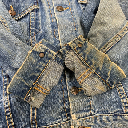 【現状渡し品】【メンズ】 Lee リー DENIM JACKET デニムジャケット 146-260921-as-34-izu カラー：インディゴ 万代Net店