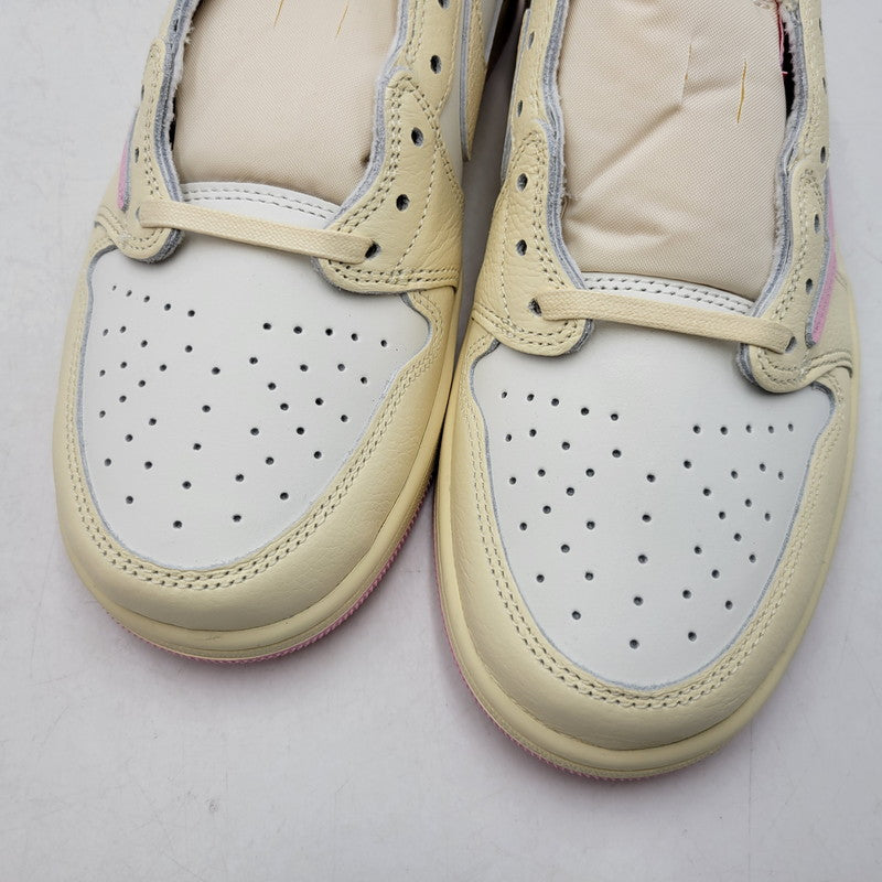 【中古美品】【メンズ】 NIKE ナイキ×TRAVIS SCOTT トラヴィス スコットIQ7604-100 AIR JORDAN エアジョーダン 1 RETRO LOW OG レトロ オージー スニーカー 靴 160-260913-ya-07-izu サイズ：29cm カラー：MUSLIN/SHY PINK-SAIL 万代Net店
