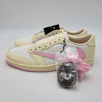 【中古美品】【メンズ】 NIKE ナイキ×TRAVIS SCOTT トラヴィス スコットIQ7604-100 AIR JORDAN エアジョーダン 1 RETRO LOW OG レトロ オージー スニーカー 靴 160-260913-ya-07-izu サイズ：29cm カラー：MUSLIN/SHY PINK-SAIL 万代Net店