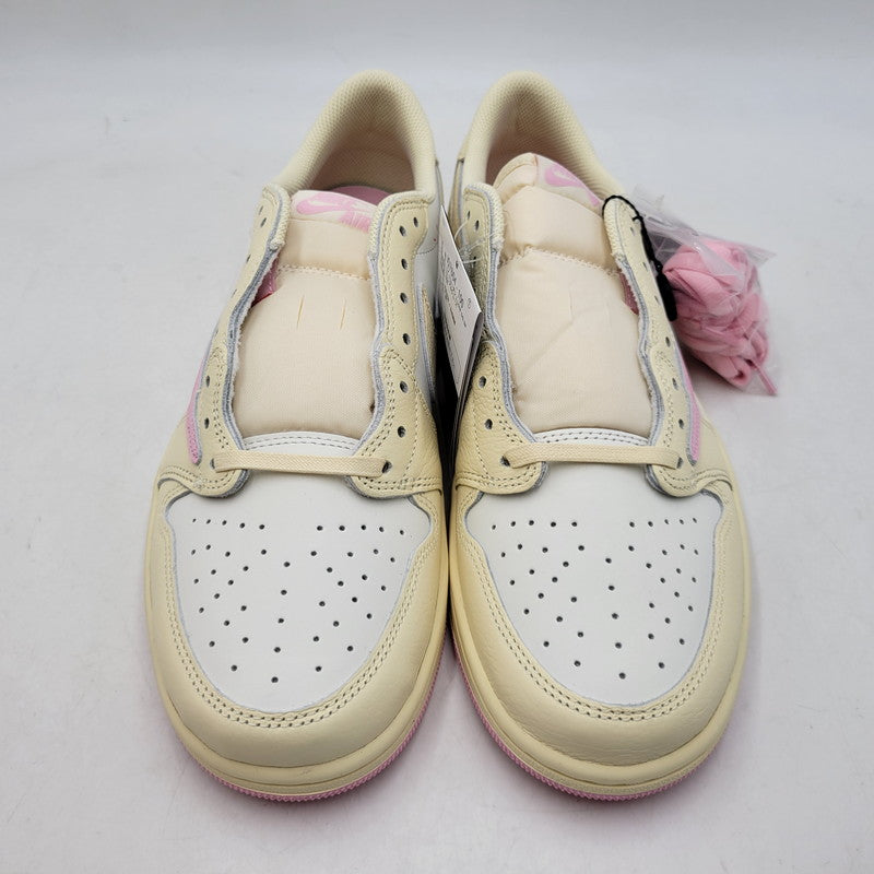 【中古美品】【メンズ】 NIKE ナイキ×TRAVIS SCOTT トラヴィス スコットIQ7604-100 AIR JORDAN エアジョーダン 1 RETRO LOW OG レトロ オージー スニーカー 靴 160-260913-ya-07-izu サイズ：29cm カラー：MUSLIN/SHY PINK-SAIL 万代Net店