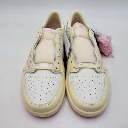 【中古美品】【メンズ】 NIKE ナイキ×TRAVIS SCOTT トラヴィス スコットIQ7604-100 AIR JORDAN エアジョーダン 1 RETRO LOW OG レトロ オージー スニーカー 靴 160-260913-ya-07-izu サイズ：29cm カラー：MUSLIN/SHY PINK-SAIL 万代Net店