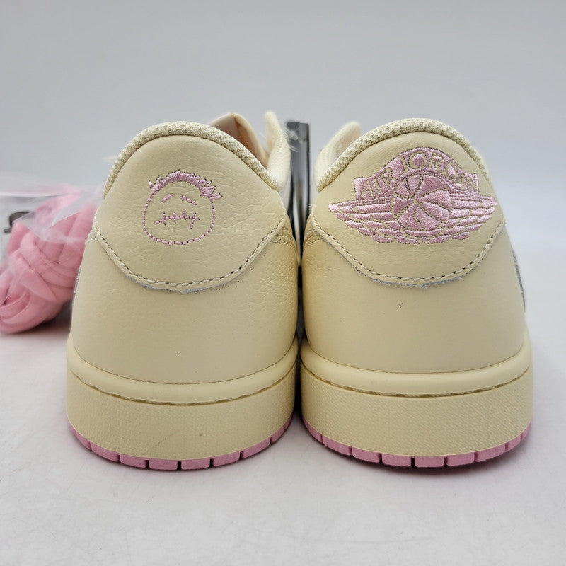 【中古美品】【メンズ】 NIKE ナイキ×TRAVIS SCOTT トラヴィス スコットIQ7604-100 AIR JORDAN エアジョーダン 1 RETRO LOW OG レトロ オージー スニーカー 靴 160-260913-ya-07-izu サイズ：29cm カラー：MUSLIN/SHY PINK-SAIL 万代Net店