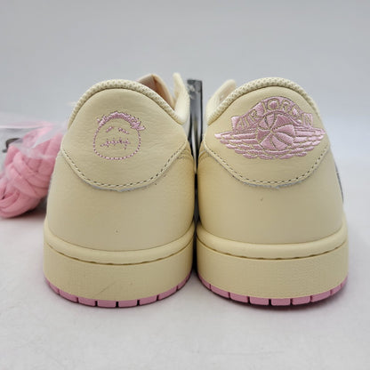 【中古美品】【メンズ】 NIKE ナイキ×TRAVIS SCOTT トラヴィス スコットIQ7604-100 AIR JORDAN エアジョーダン 1 RETRO LOW OG レトロ オージー スニーカー 靴 160-260913-ya-07-izu サイズ：29cm カラー：MUSLIN/SHY PINK-SAIL 万代Net店