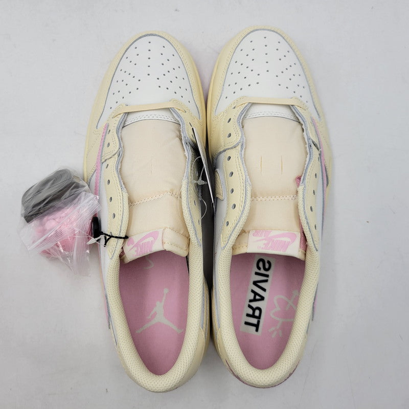 【中古美品】【メンズ】 NIKE ナイキ×TRAVIS SCOTT トラヴィス スコットIQ7604-100 AIR JORDAN エアジョーダン 1 RETRO LOW OG レトロ オージー スニーカー 靴 160-260913-ya-07-izu サイズ：29cm カラー：MUSLIN/SHY PINK-SAIL 万代Net店
