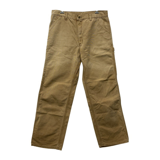 【中古品】【メンズ】 CARHARTT カーハート B11 BRN WASHED DUCK PAINTER PANT ウォッシュド ダック ペインター パンツ ボトムス ズボン 157-260914-cs-02-izu サイズ：不明 カラー：ブラウン 万代Net店