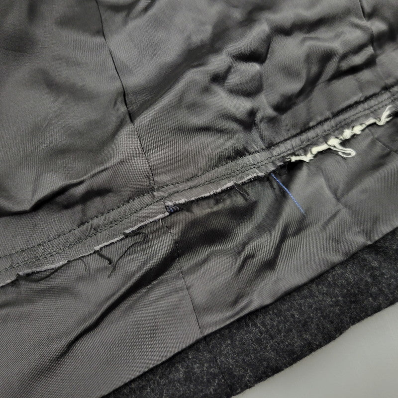 【中古品】【メンズ】 COMME DES GARCONS HOMME DEUX コムデギャルソンオムドゥ WOOL DOCKING CHECK TAILORED JACKET DD-J028 AD2019 チェック テーラードジャケット 140-260912-as-06-izu サイズ：S カラー：グレー 万代Net店