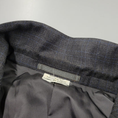 【中古品】【メンズ】 COMME DES GARCONS HOMME DEUX コムデギャルソンオムドゥ WOOL DOCKING CHECK TAILORED JACKET DD-J028 AD2019 チェック テーラードジャケット 140-260912-as-06-izu サイズ：S カラー：グレー 万代Net店