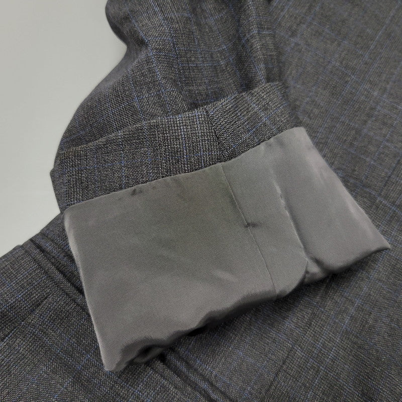 【中古品】【メンズ】 COMME DES GARCONS HOMME DEUX コムデギャルソンオムドゥ WOOL DOCKING CHECK TAILORED JACKET DD-J028 AD2019 チェック テーラードジャケット 140-260912-as-06-izu サイズ：S カラー：グレー 万代Net店