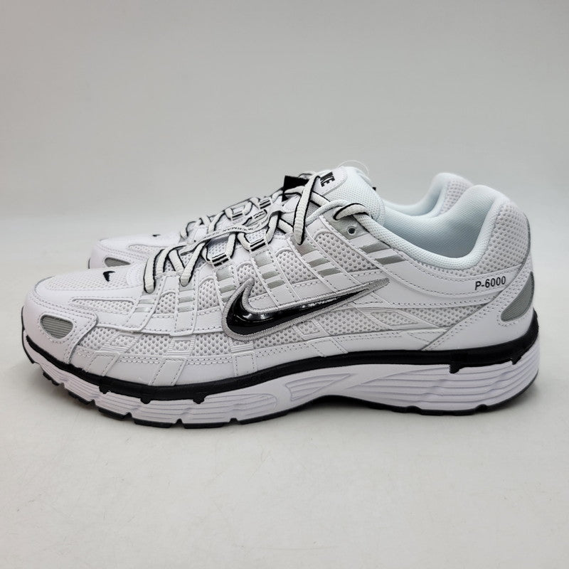【中古美品】【メンズ】 NIKE ナイキ CD6404-107 P-6000 スニーカー シューズ靴 160-260913-ya-05-izu サイズ：27cm カラー：WHITE/BLACK-METALLIC SILVER 万代Net店