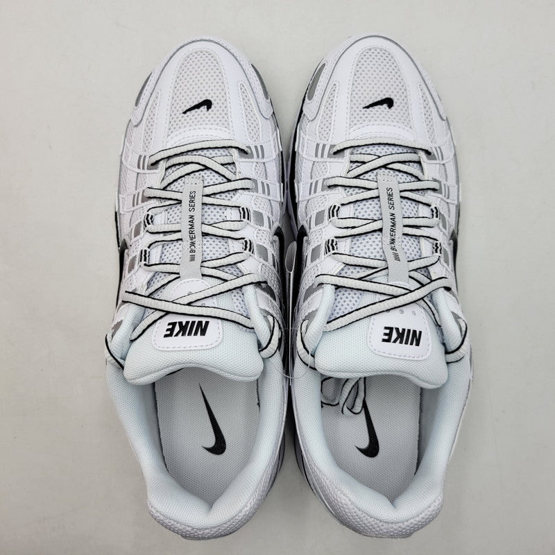 【中古美品】【メンズ】 NIKE ナイキ CD6404-107 P-6000 スニーカー シューズ靴 160-260913-ya-05-izu サイズ：27cm カラー：WHITE/BLACK-METALLIC SILVER 万代Net店